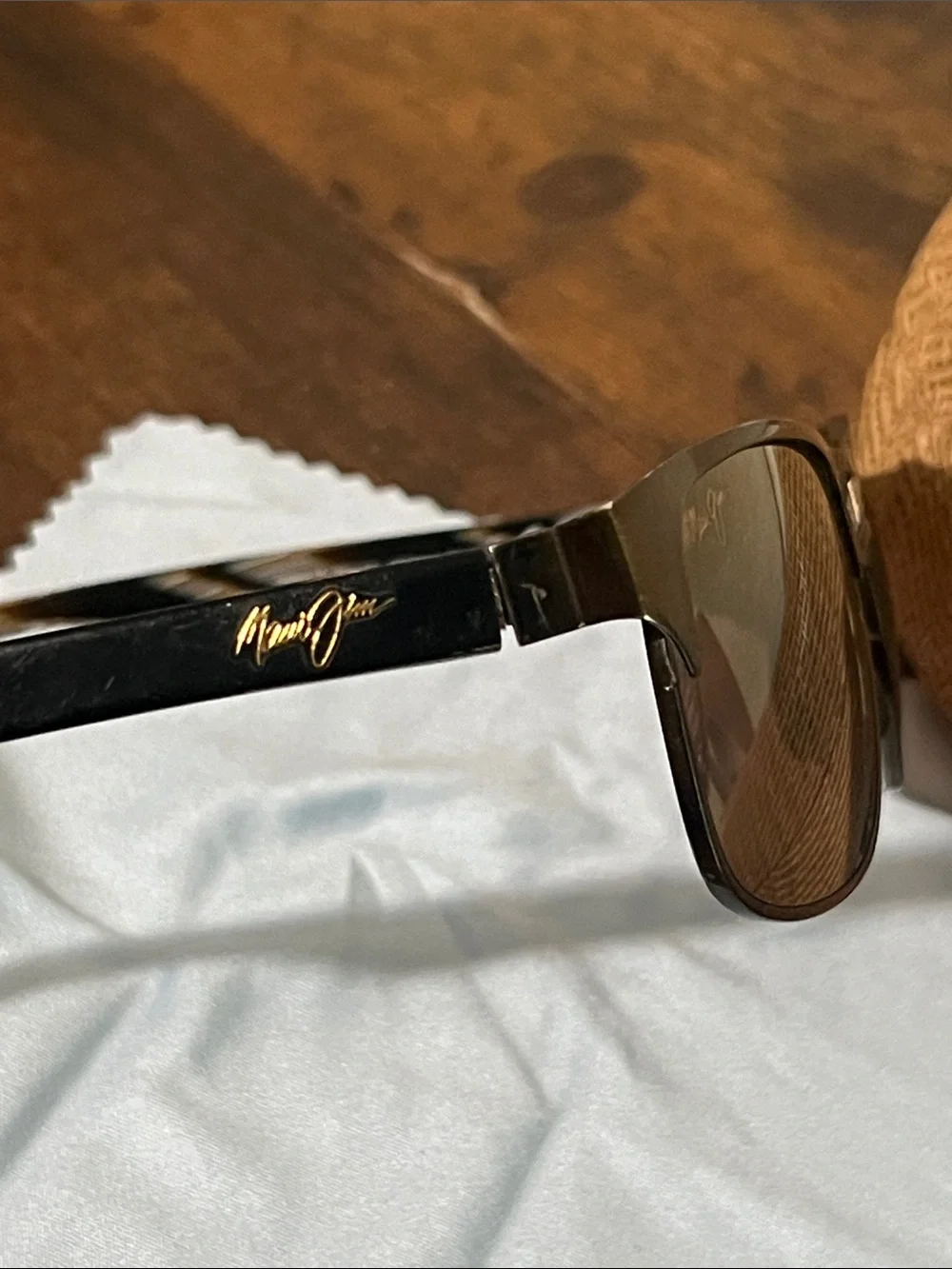 Men’s Maui Jim MJ 296-20A 57[]Brown Frame with Brown Polarized Lenses Sunglasses